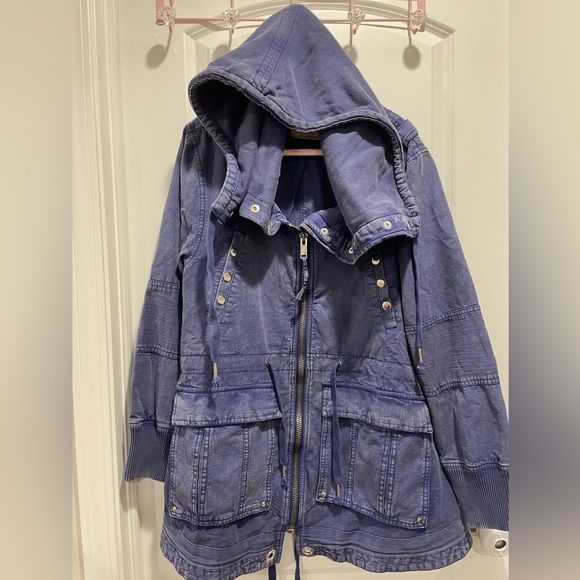 Free People Surplus Future Parka Utility Jacket Size S - Picture 8 of 9